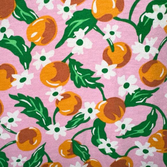 Draper James x Lands’ End Peach Floral Sleeveless Cotton Mini Dress Size XS - Picture 5 of 16